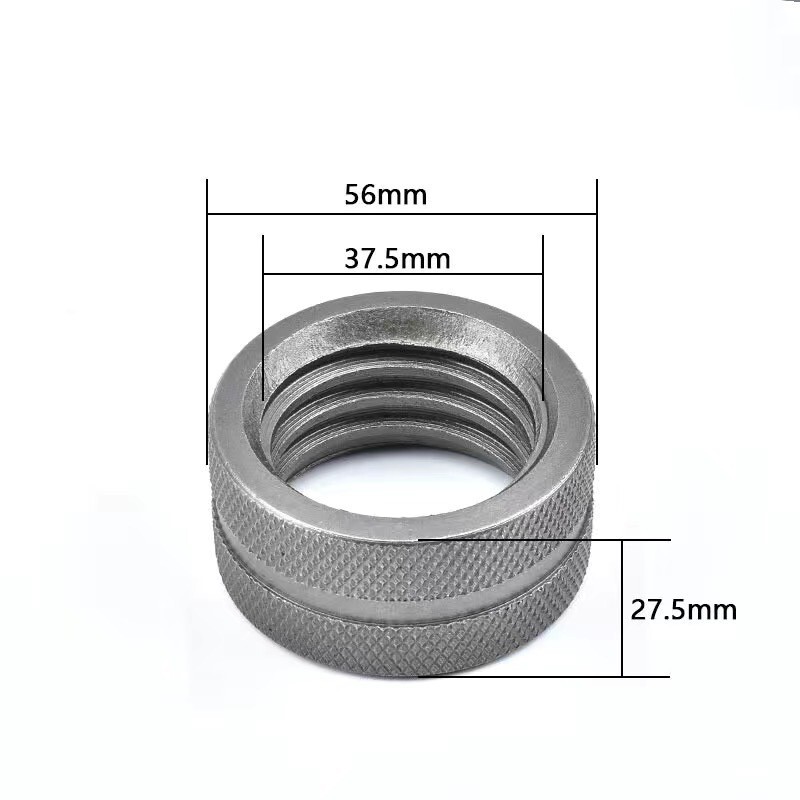 Pipe Wrench Nut 48" Plumbing Wrench Replacement Knurl Nut High Carbon Steel