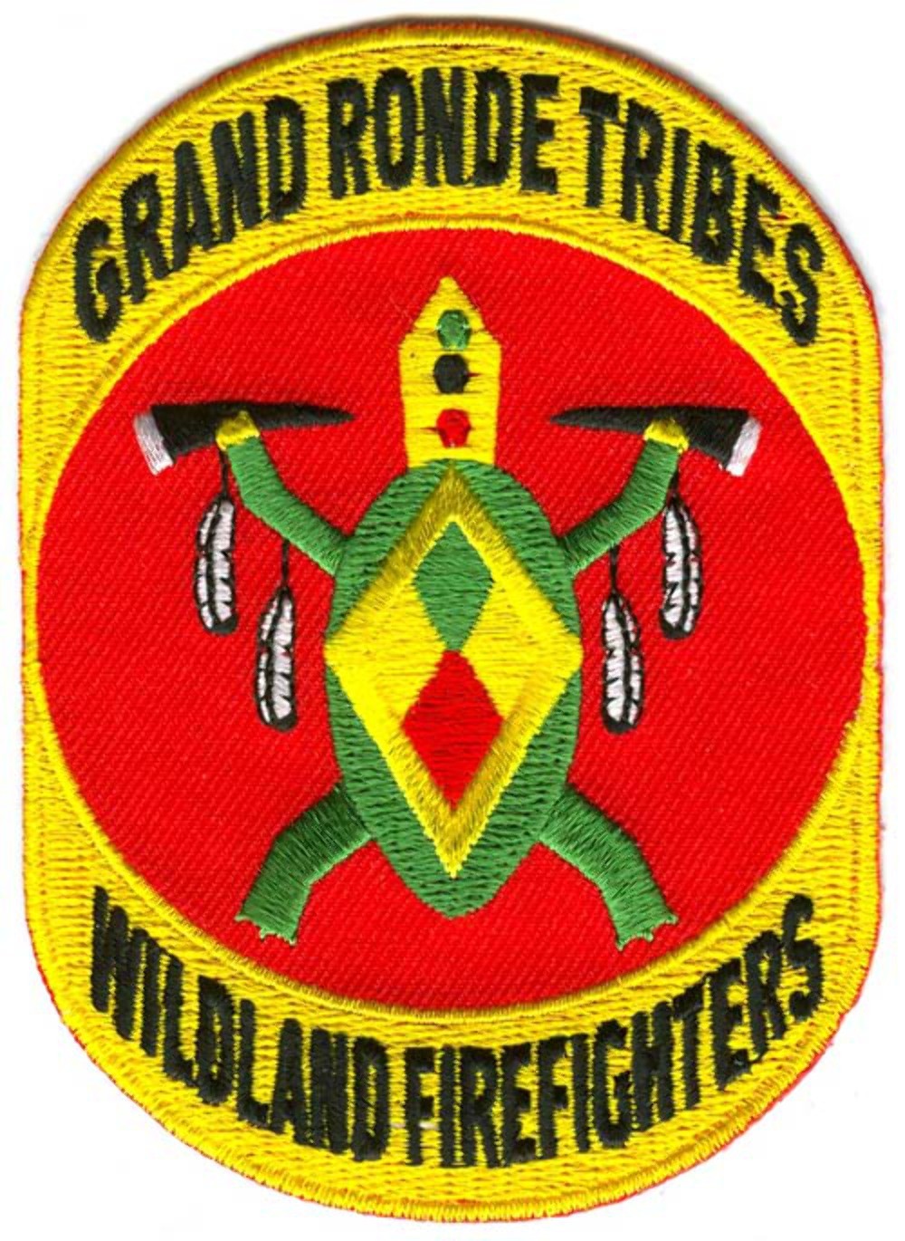 Grand Ronde Tribes Wildland Firefighters Forest Fire Wildfire Patch Oregon OR