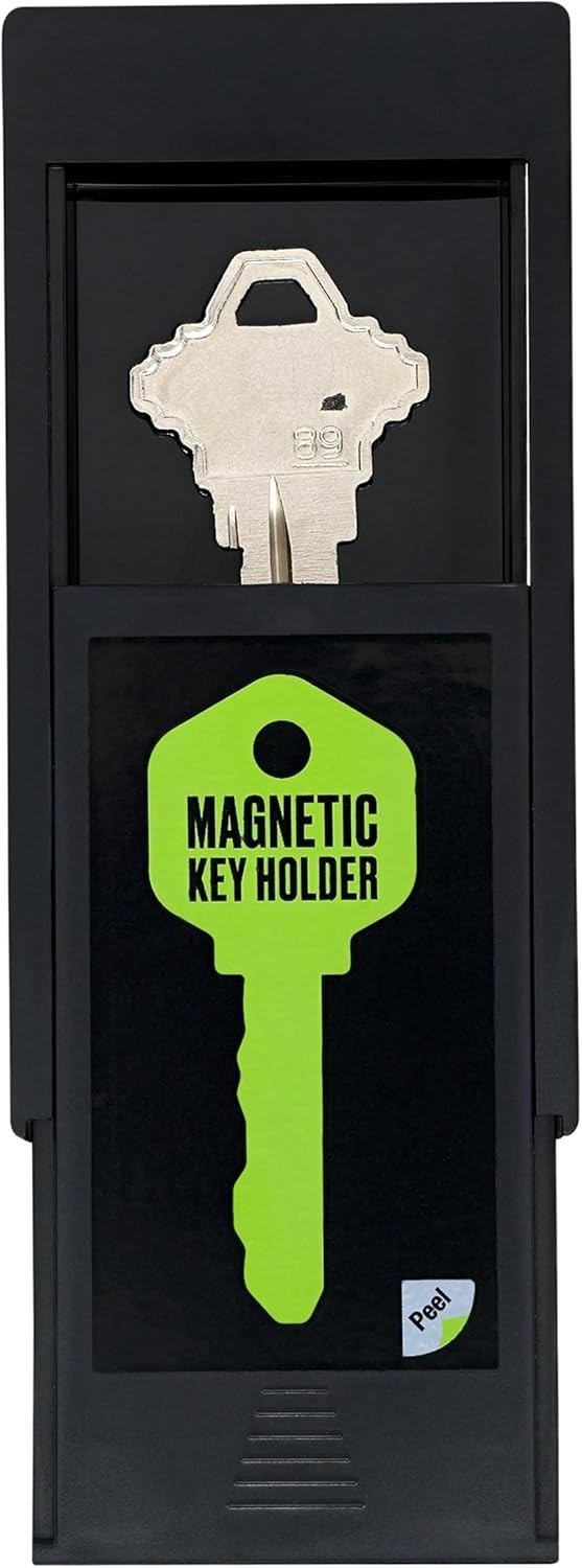 Large Weather-Resistant Magnetic Key Case for Secure Spare Key Storage