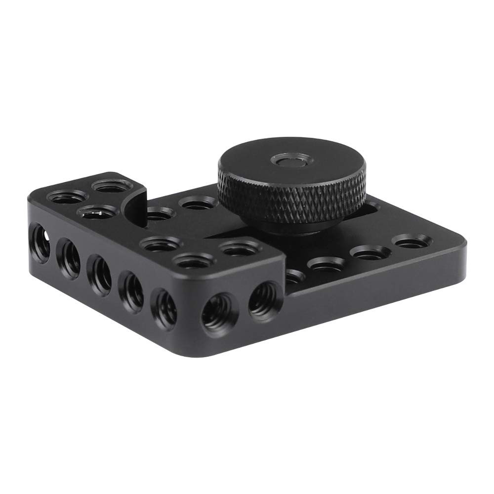 Quick Release Top Cheese Plate with Shoe Mount for DSLR Camera Cage Rig 2290