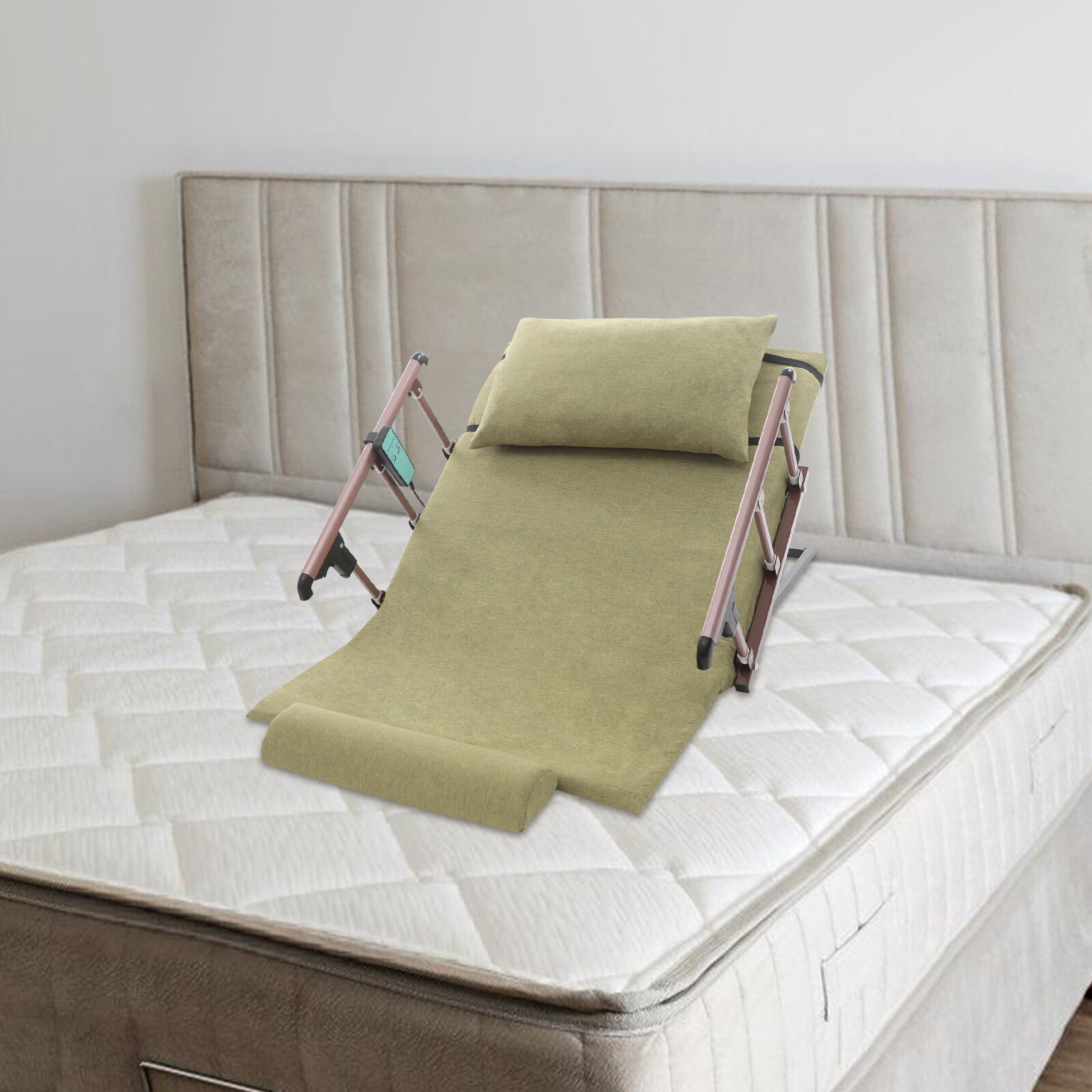 Electric Lifting Bed Backrest 2-80° Adjustable Back Rest Support for the Elderly