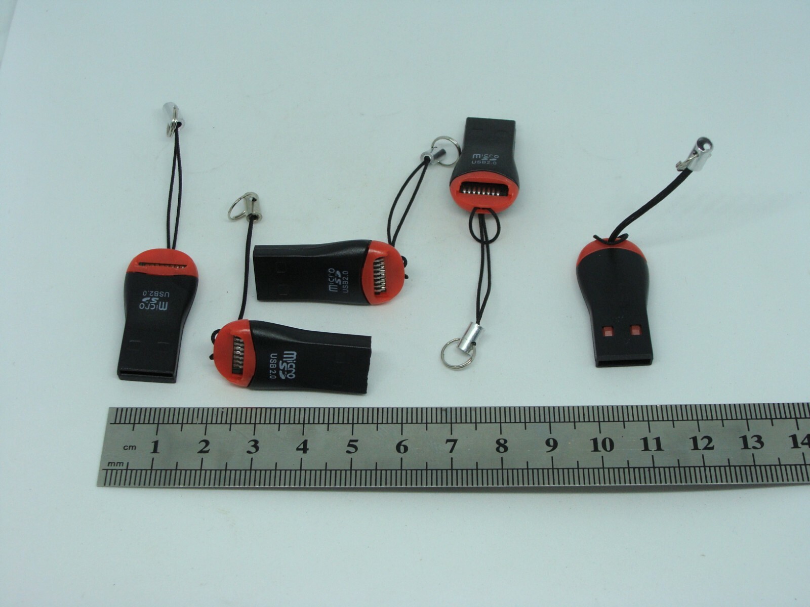 Pack of 5 USB TF T-Flash Micro SD Memory Card Reader Writer High Speed USB 2.0