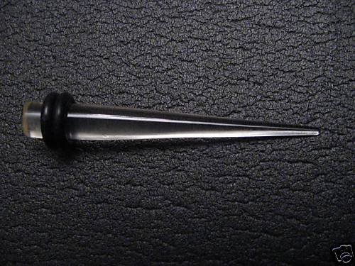 Body Piercing Taper 2g Acrylic 2 gauge CLEAR expander