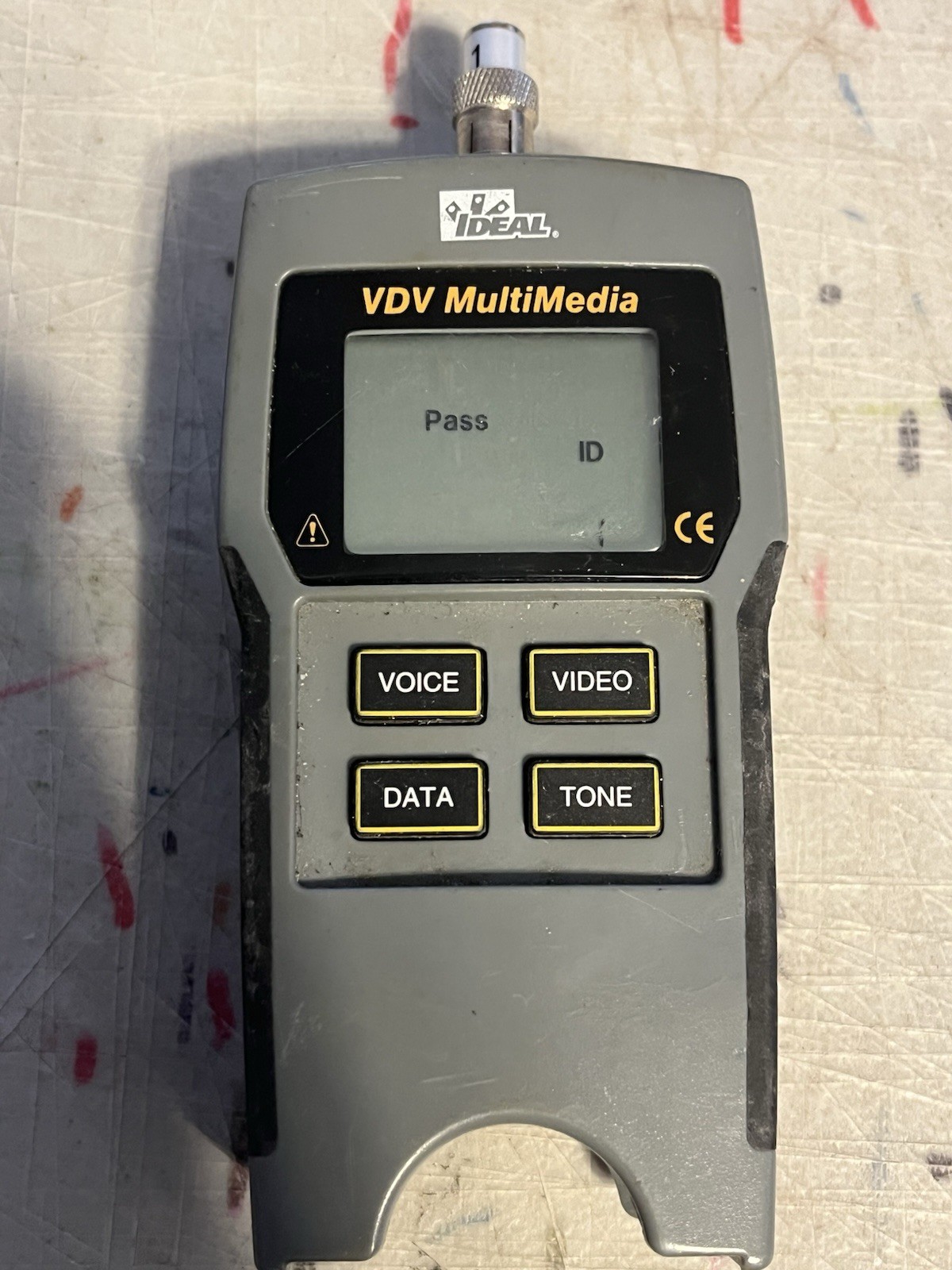 IDEAL VDV MultiMedia Cable Tester w/ Remote RJ45 RJ11 Coax Tested Working