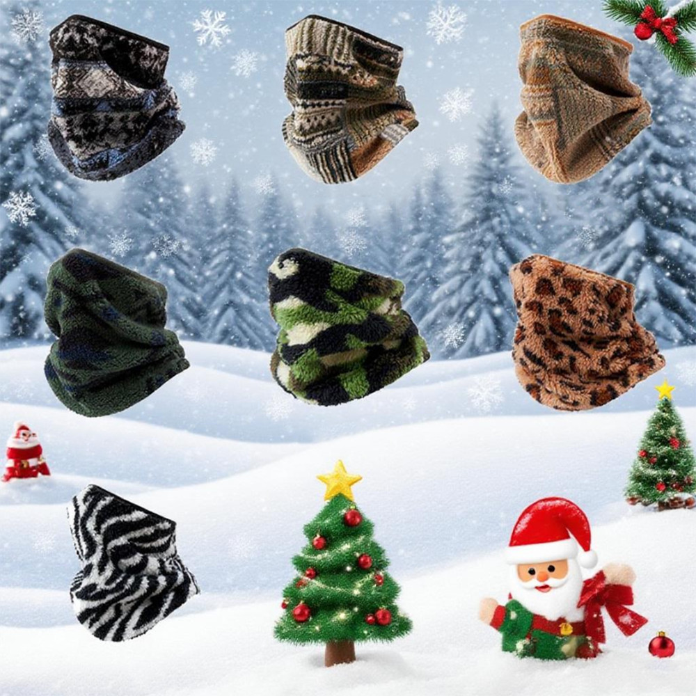 Winter Thermal Neck Warmer Gaiter Face Mask for Outdoor Cold Weather Ski Sports
