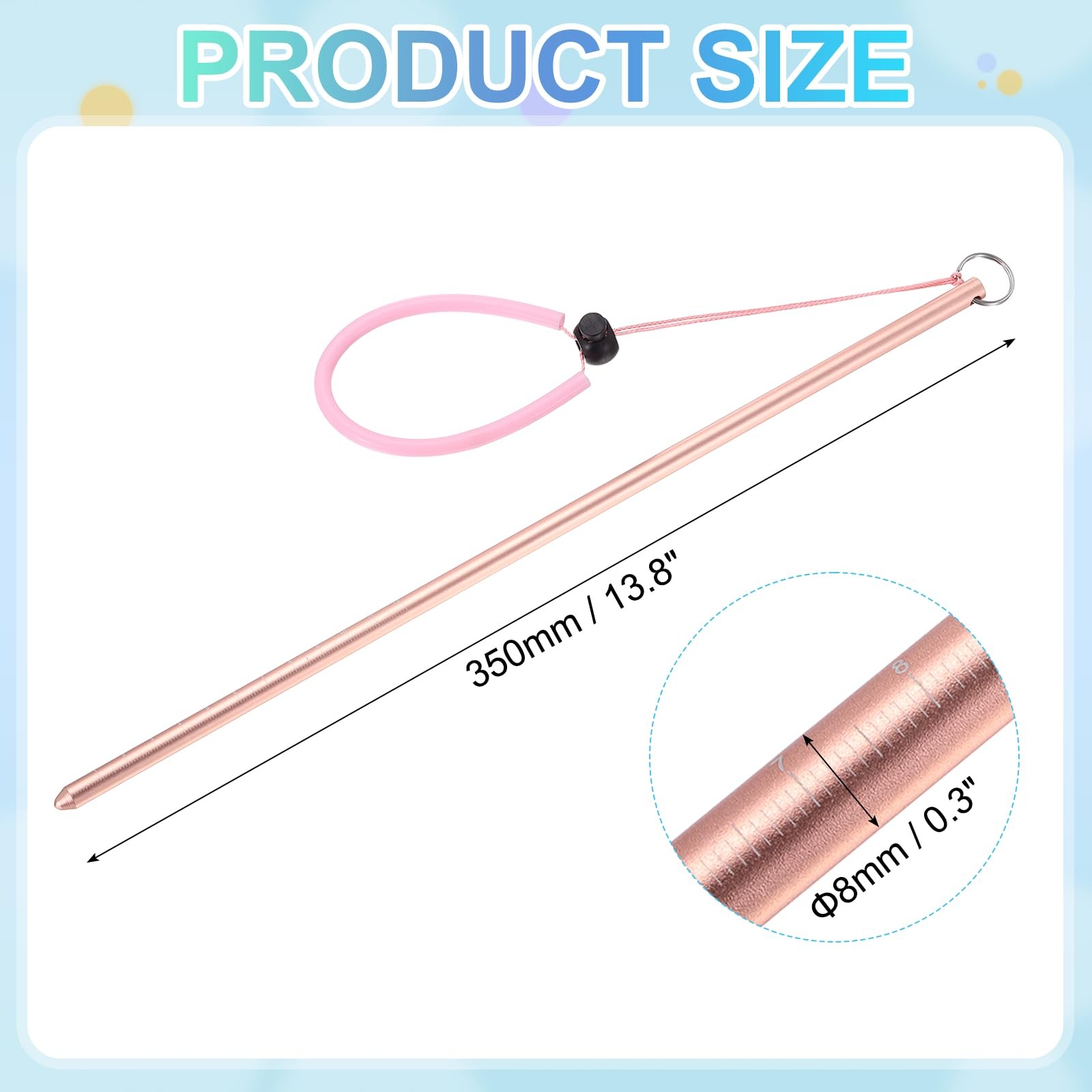YELARXI Diving Pointer Stick, Alloy Diving Stick Rod with Measurement, Adjust...