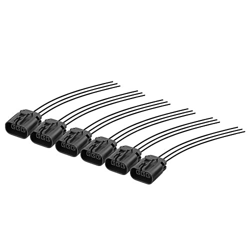 6-Pack Ignition Coil Connector Pigtail Replacement | Compatible with Nissan