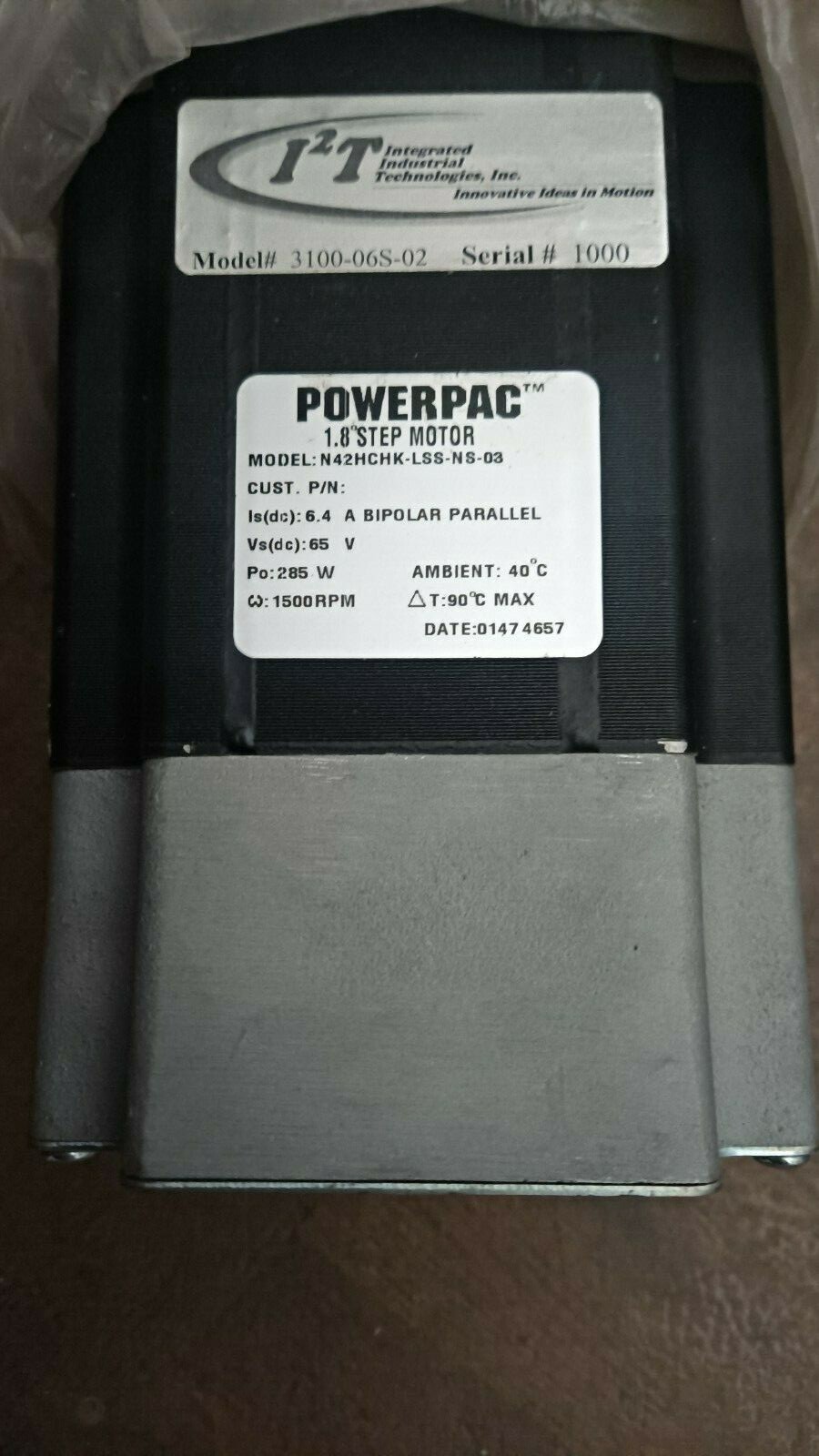 Powerpac 1.8 Step Motor Model n42hchk-lss-ns-03