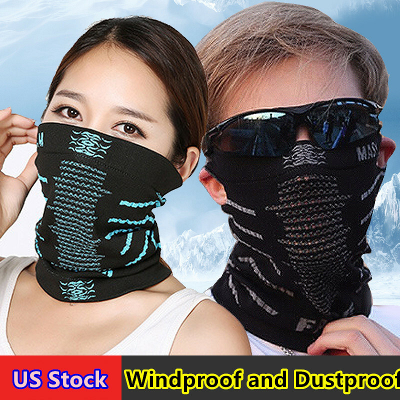 Anti Saliva Bike Motorcycle Balaclavas Neck Warmer Ski Half Face Cover Anti Dust