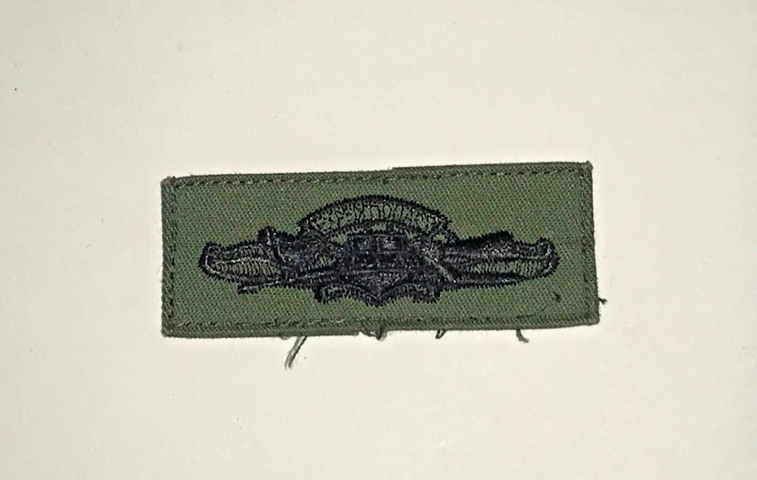 US NAVY EXPEDITIONARY WARFARE SPECIALIST Camo M81  BDU Camo Shirt Badge