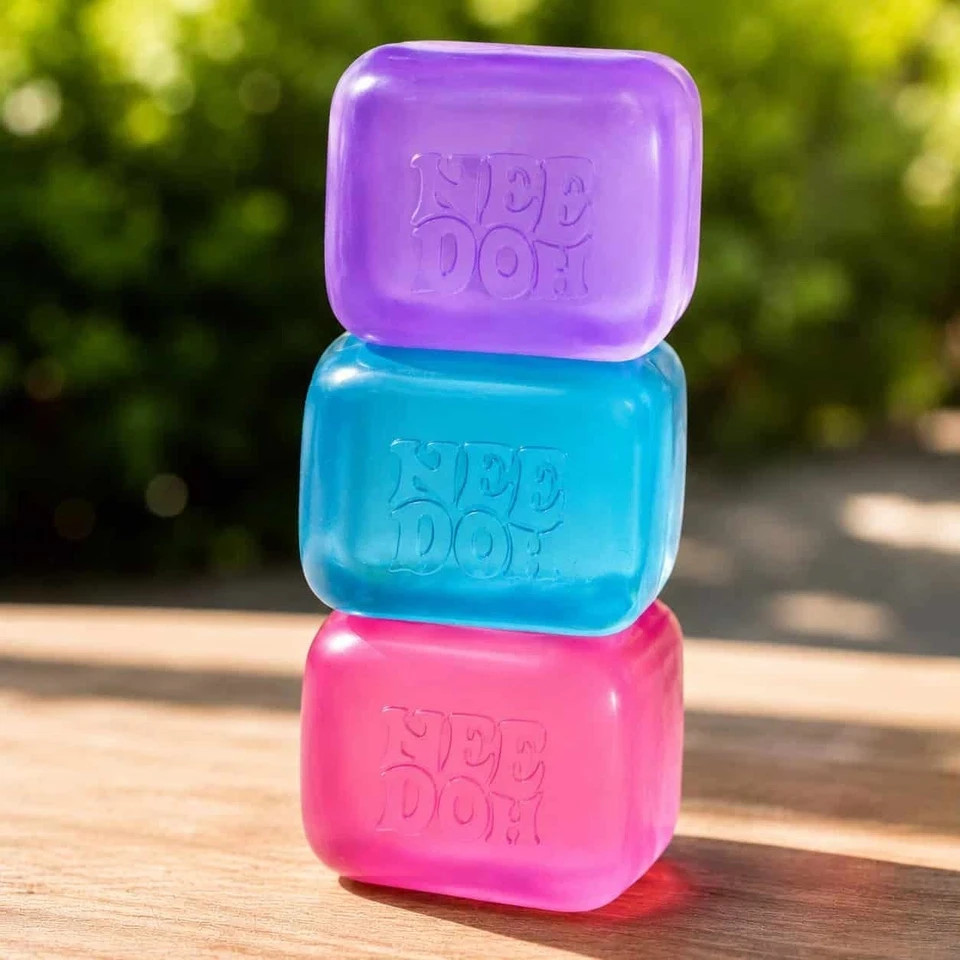 Nee Doh Nice Cube - Super Solid Squish - Brand New/Factory Sealed - 3 Colors!