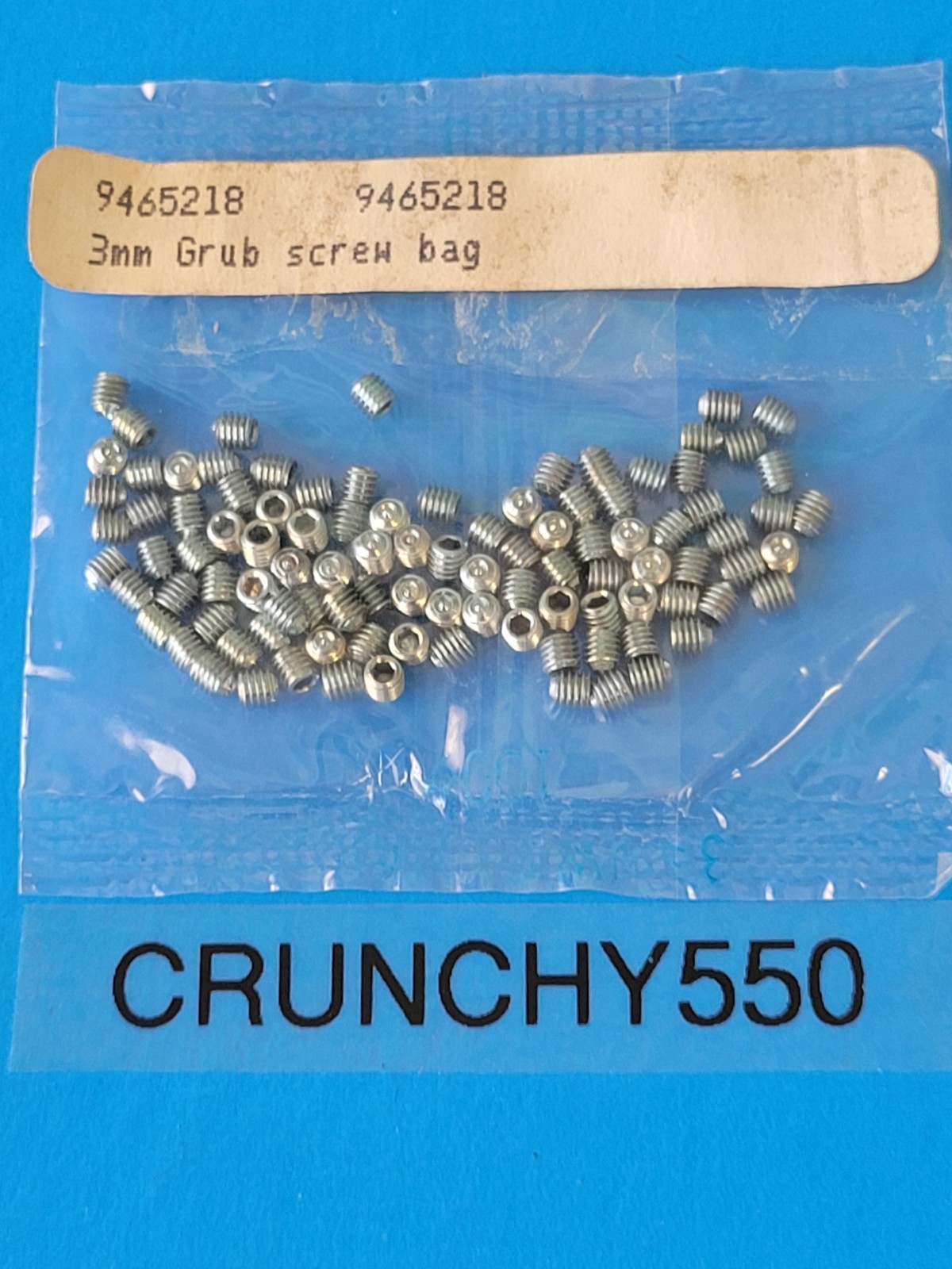 Original Tamiya 3mm Grub Screw 9465218 (100) Pcs Vintage RC