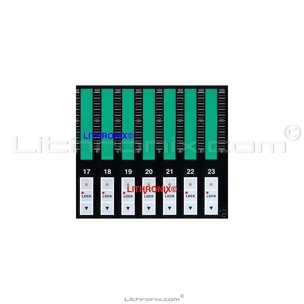 Komori Lithrone 28 PQC C D Console Ink Key Membrane