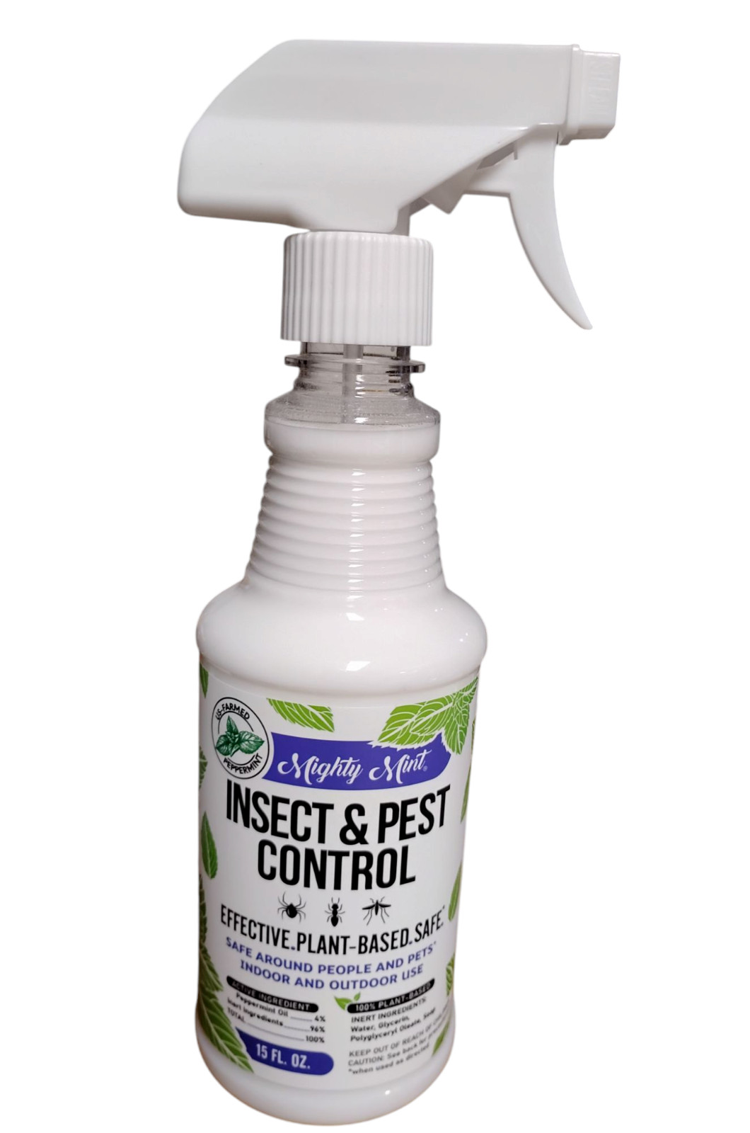 Mighty Mint Effective Plant-Based Insect & Pest Control Spray Bottle 15 FL OZ