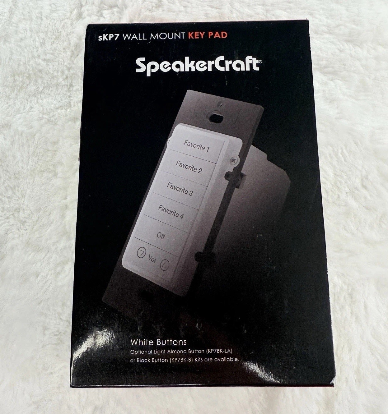 SpeakerCraft sKP7 In-Wall Keypad Controller for SpeakerCraft MRA-664-White