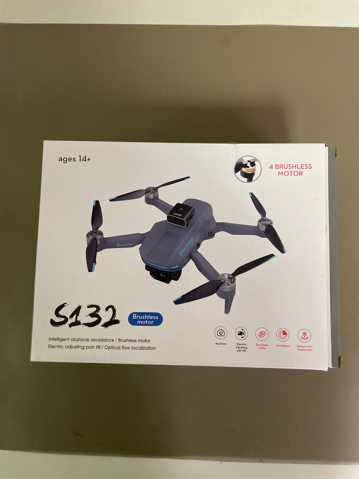 S155 Dual Camera 3-axis Gimbal Obstacle Avoidance Drone Can Bear 0.5KG Optical 1
