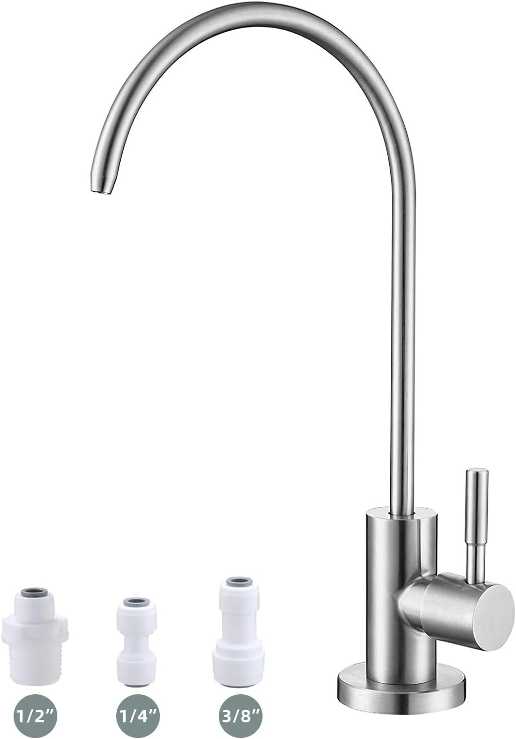 Drinking Water Faucet RO Sink Brushed Nickel Stainless Steel