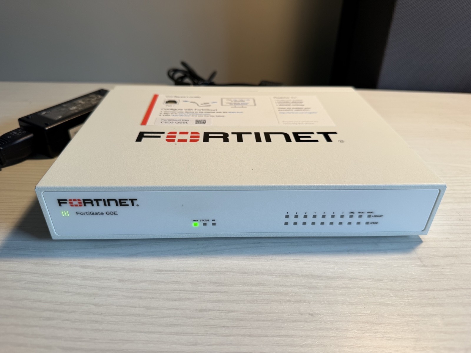 Fortinet FortiGate 60E Next-Generation Firewall (FG-60E) – Excellent Condition