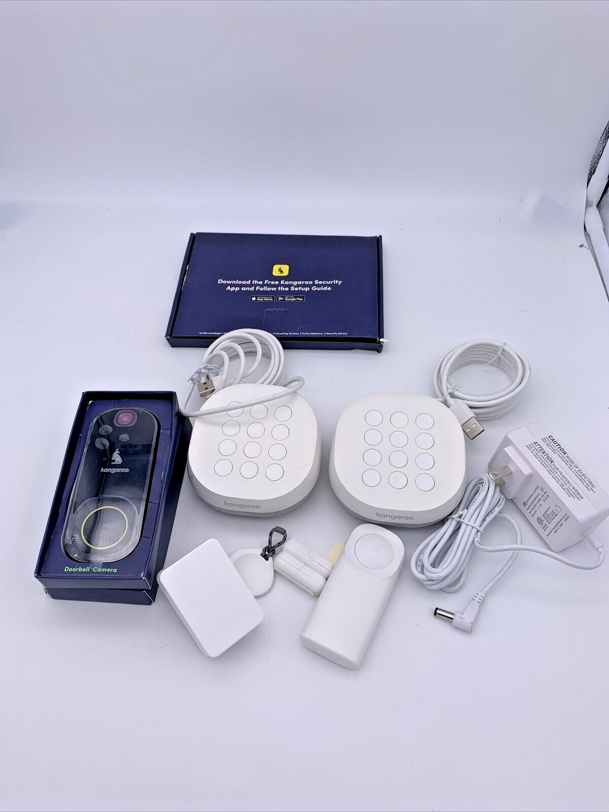 Kangaroo Security Alarm Systems Multiple Parts For Parts or not Working