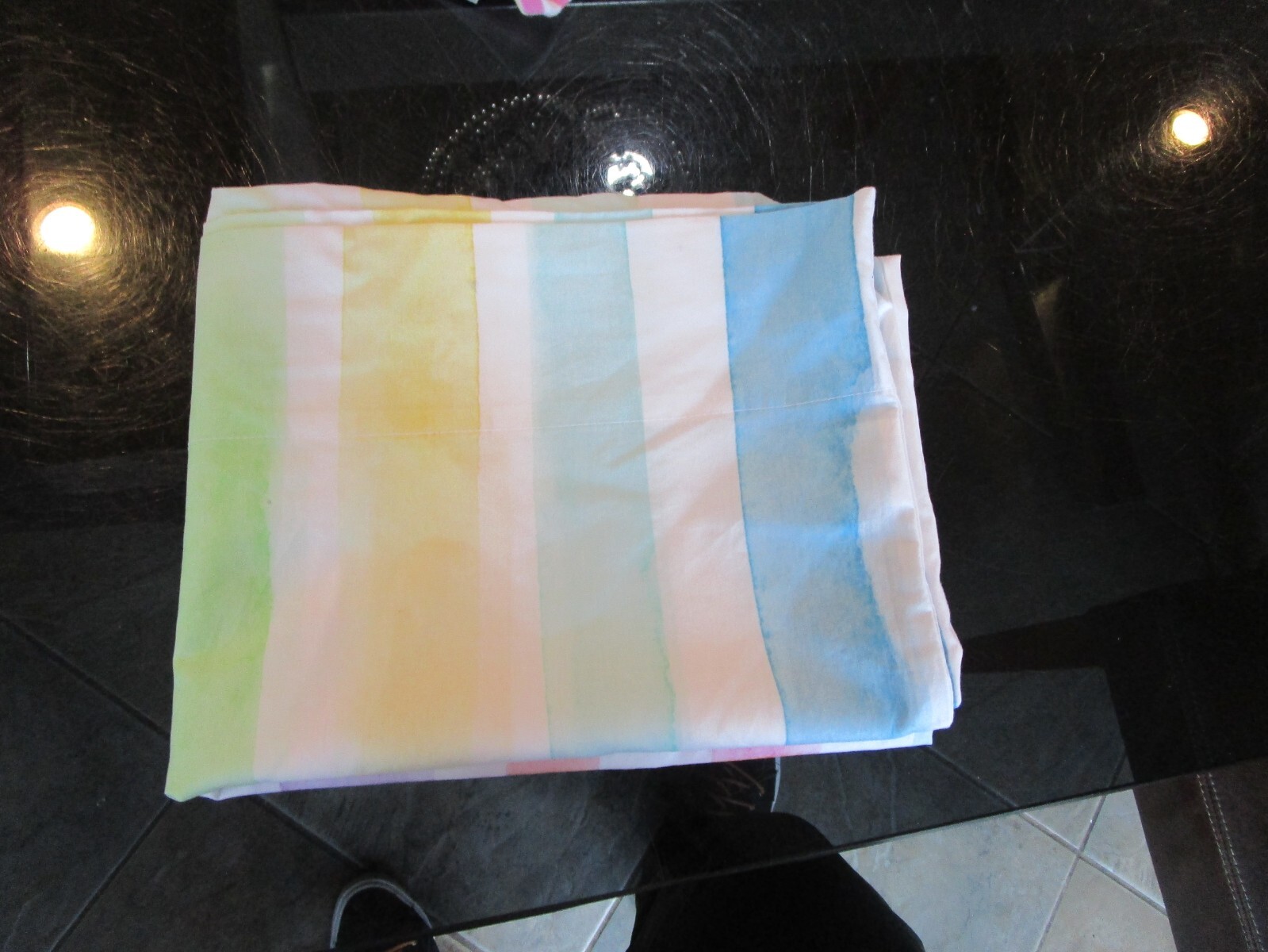 Pottery Barn Kids Teen ? rainbow pillowcase photo shoot sample