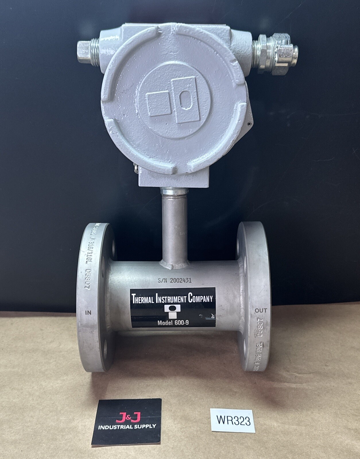 Thermal Instrument 600-9 0-30SCFM O2 @ 40-120°F 30-150PSIG, 350°F/150PSIG MAX
