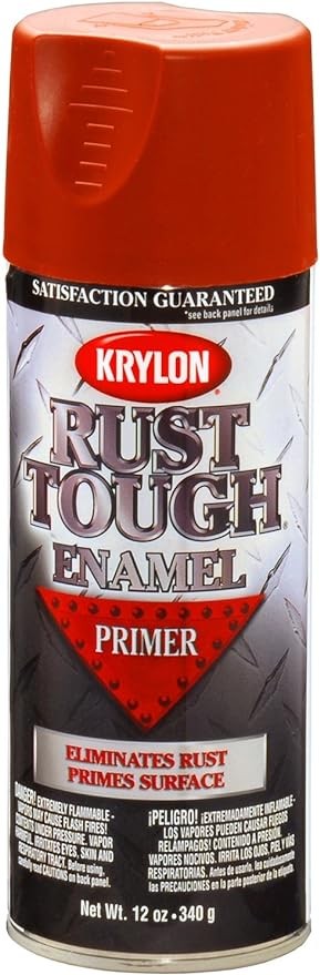 DupliColor Krylon Rust Tough Enamel Paint Ruddy Brown Primer (RTA9204)