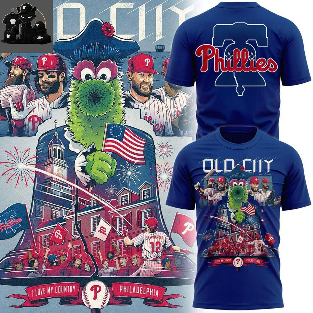 HOT!! Philadel.phia Phillies Old City All-Star Week 2026  T-Shirt All Size S-5XL