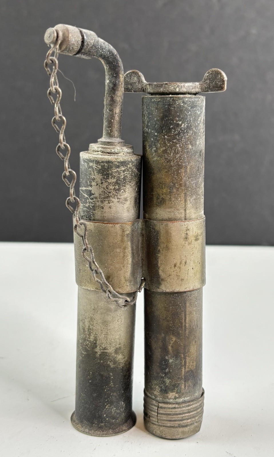 Antique Alcohol Blow Torch Small UNTESTED Jeweler Watchmaker Military Tool