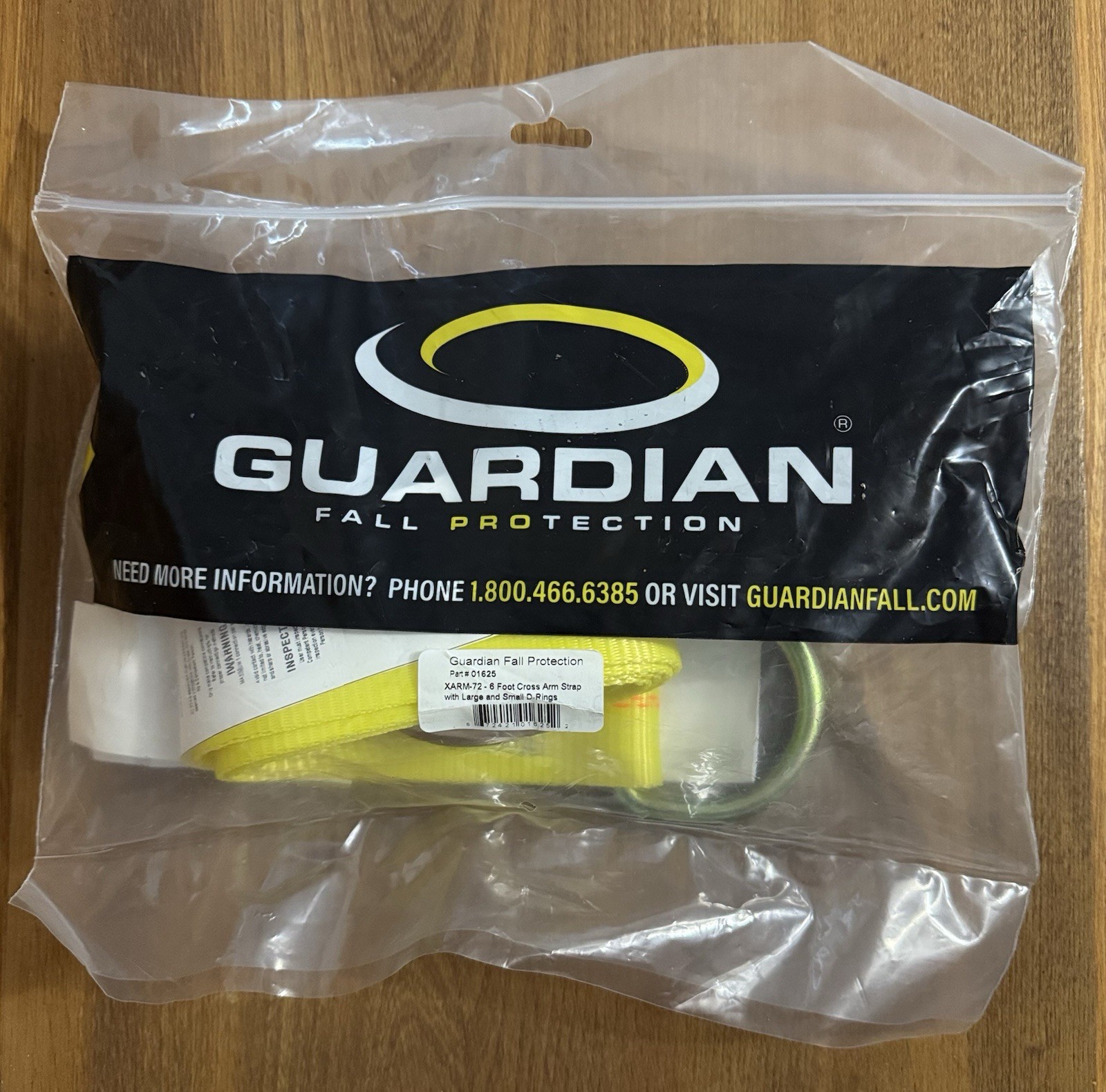 Guardian 01625 Cross Arm Strap, 6 Ft. L X 4" W