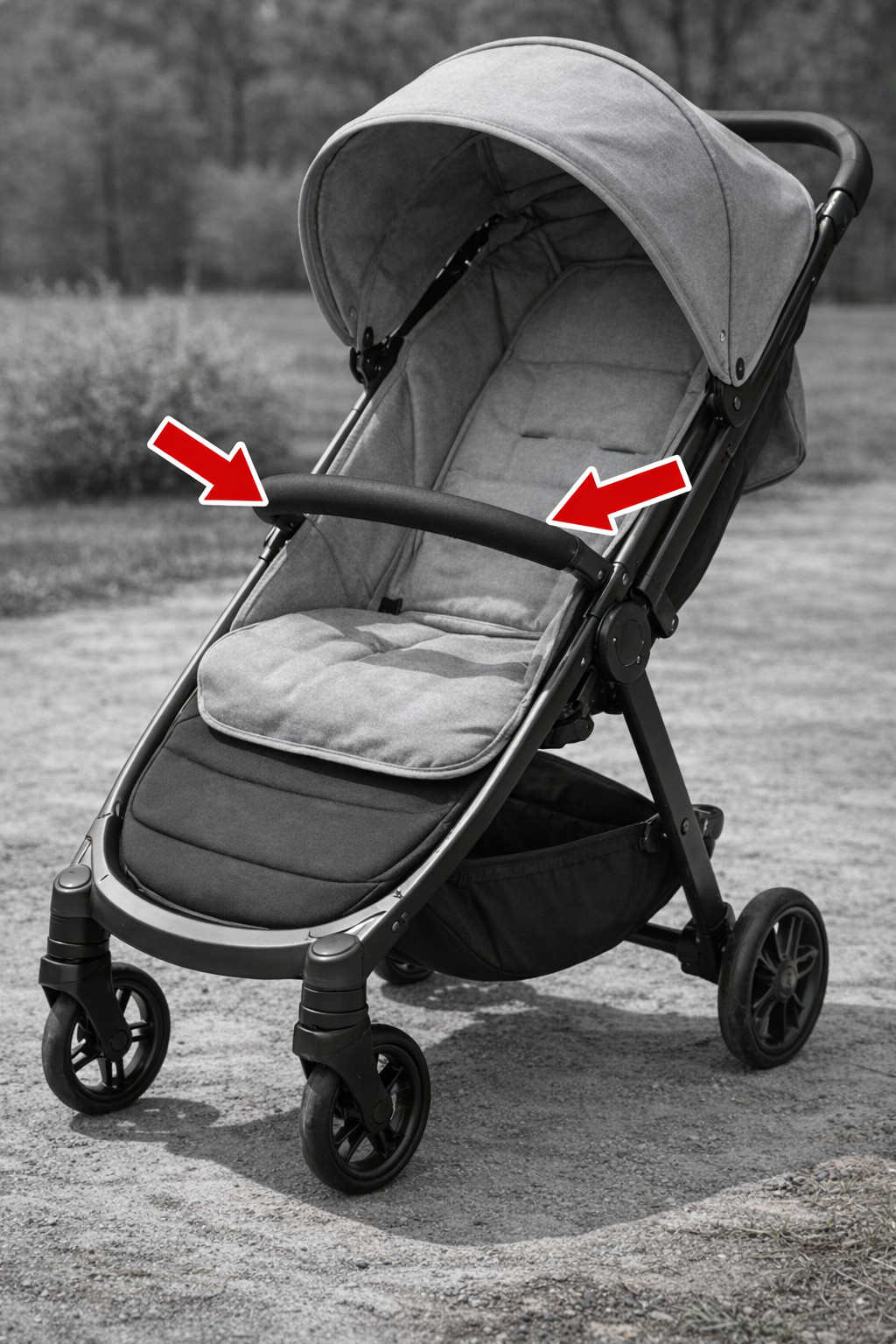 Baby Jogger City Tour 2 Single Belly Bar — Brand New in Box, Black
