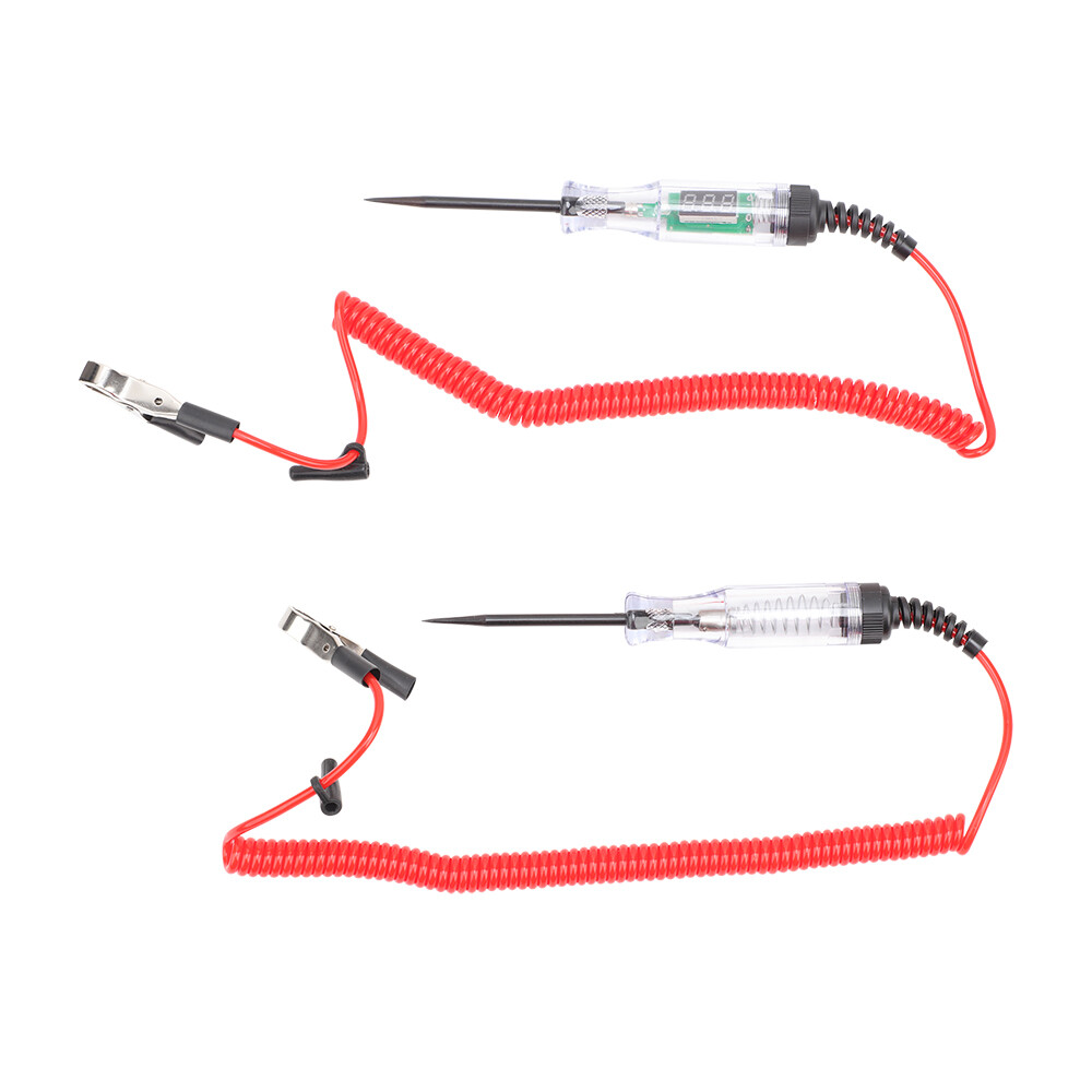 2X 6-24V Digital Electric Voltage Circuit Tester Automotive Test Light Car Truck