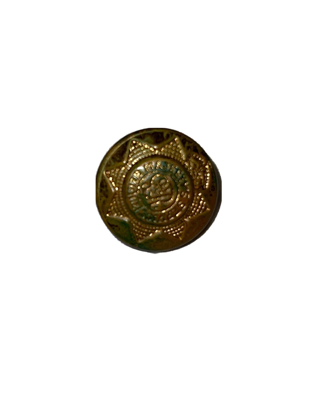 Her Majesty’s Service Gold Tone Button Vintage Pre-Owned