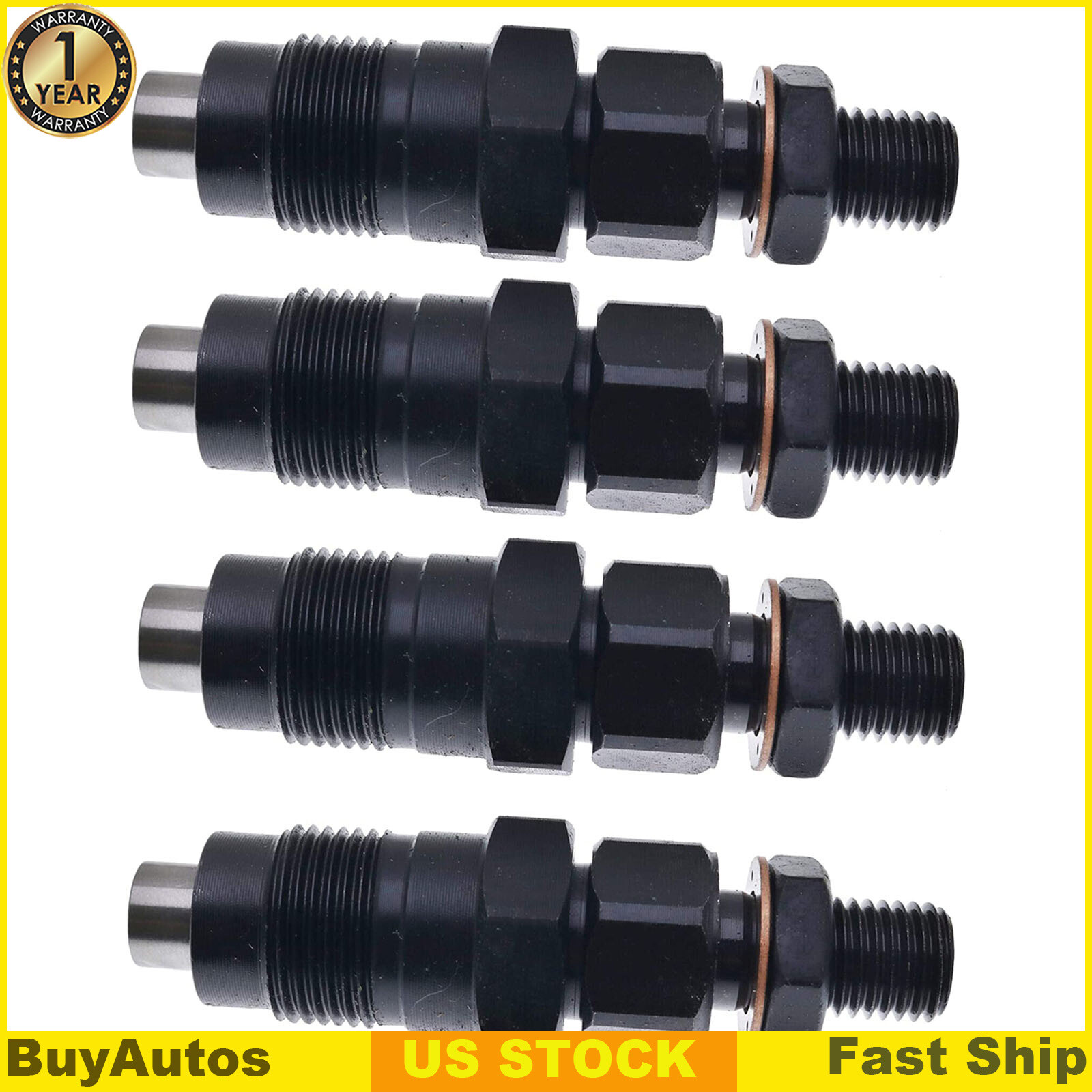 4X Fuel Injectors 131406490 For Perkins 404-22T 104-22 403D-15 404C-22 404D-22T