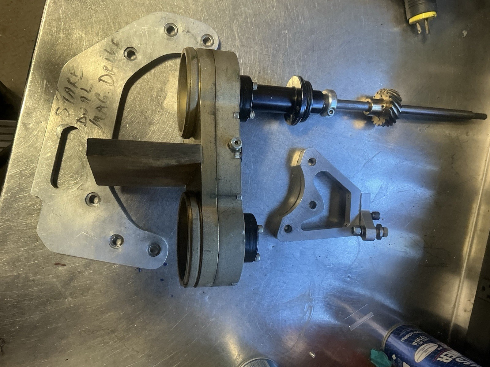 426 Hemi Engine Duel Offset Magneto Drive W Brackets