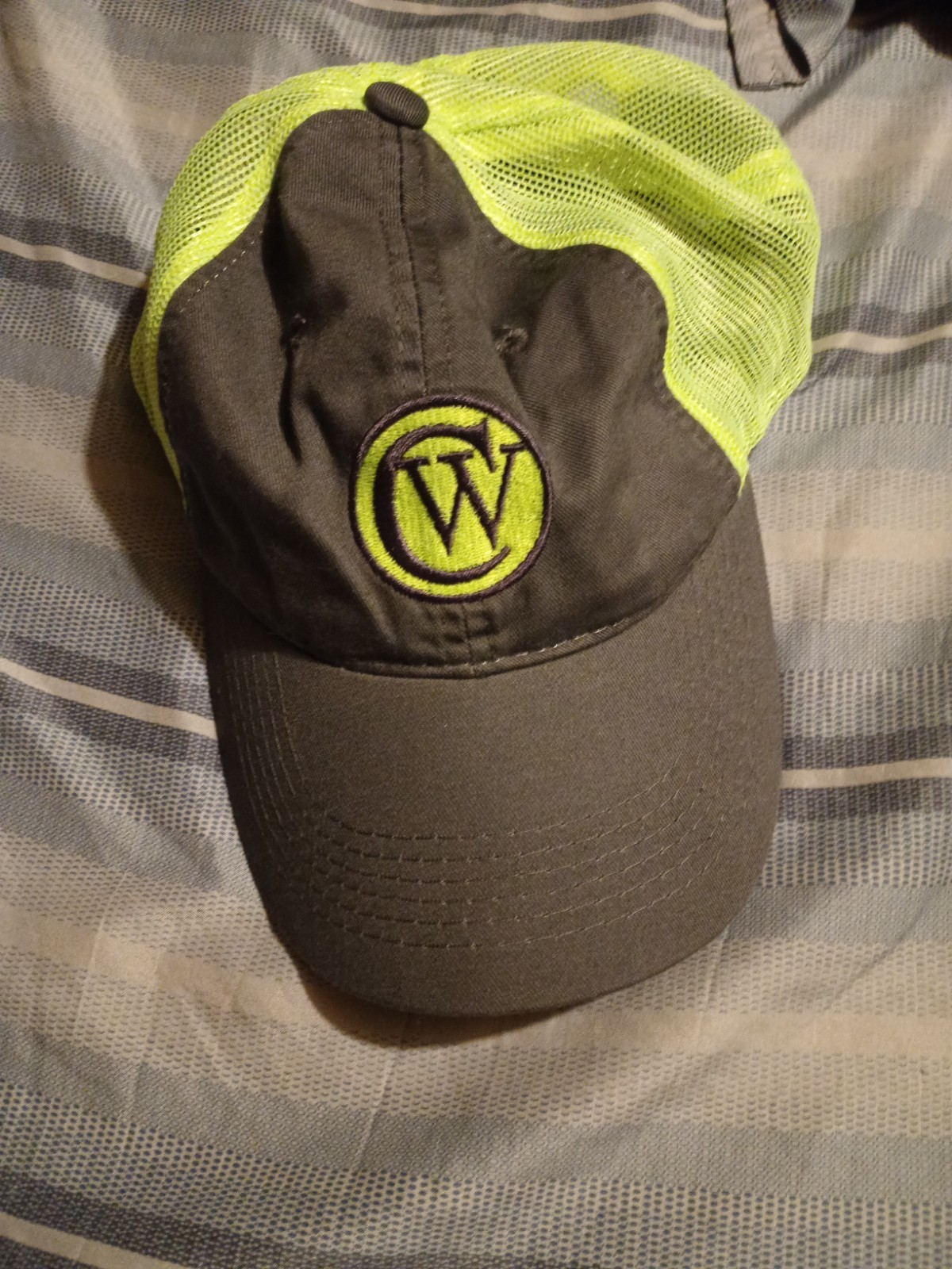 CW Golf Cap Green Mesh