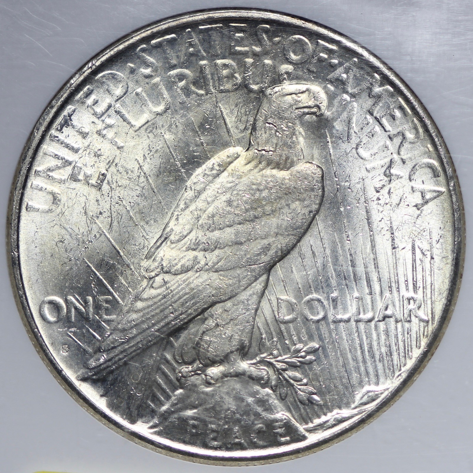 BU 1925-S Peace Silver Dollar NGC MS63 WQNBL