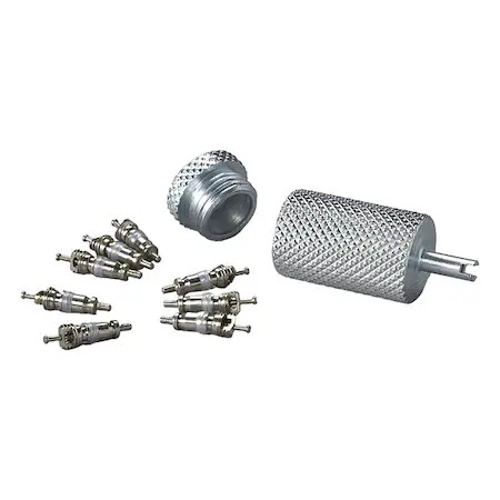 Yellow Jacket 19306 Valve Core Tool Kit, 8 1/4 In L, 1 In W