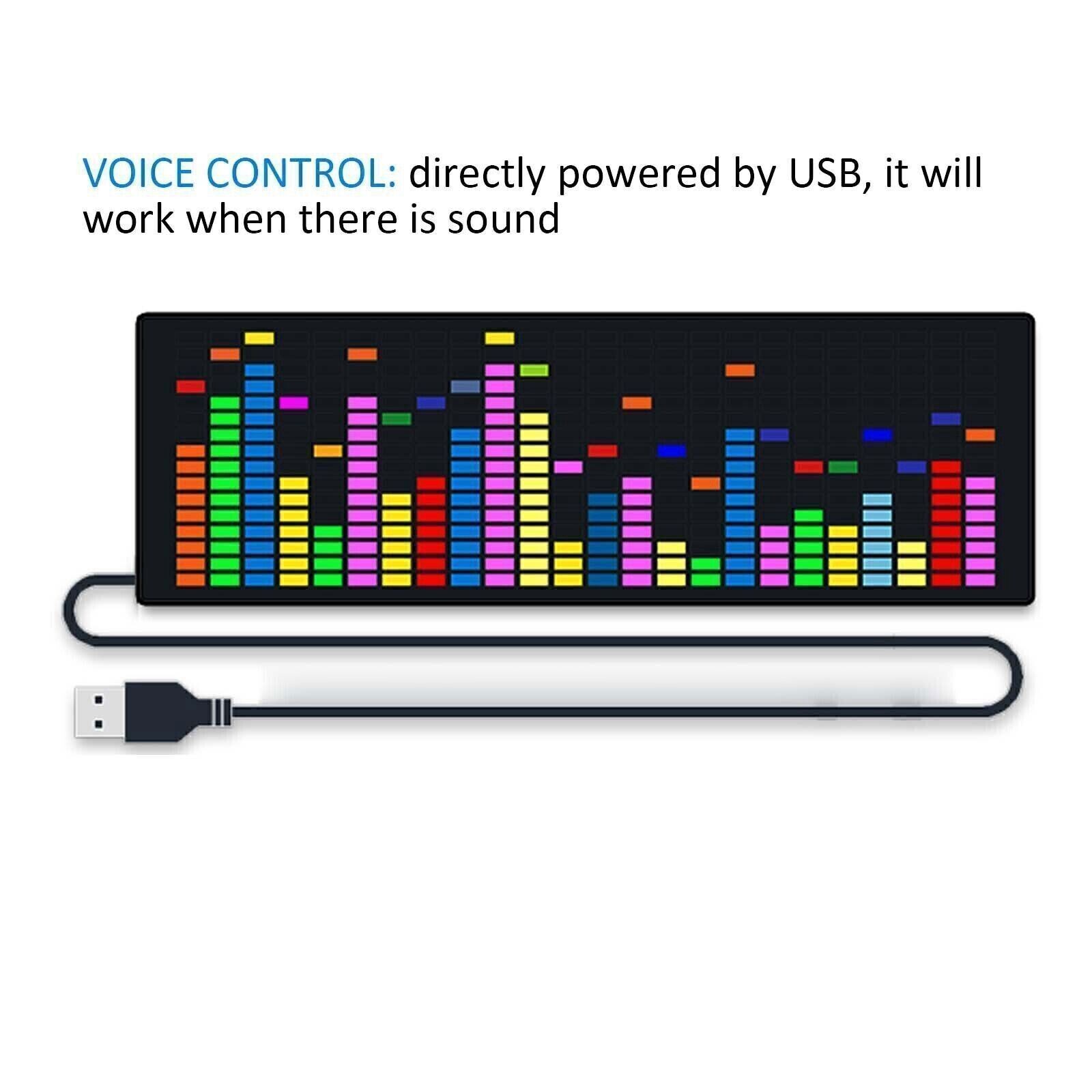 Music Spectrum Indicator VU Meter RGB Audio Level Display Amplifier Board Prop