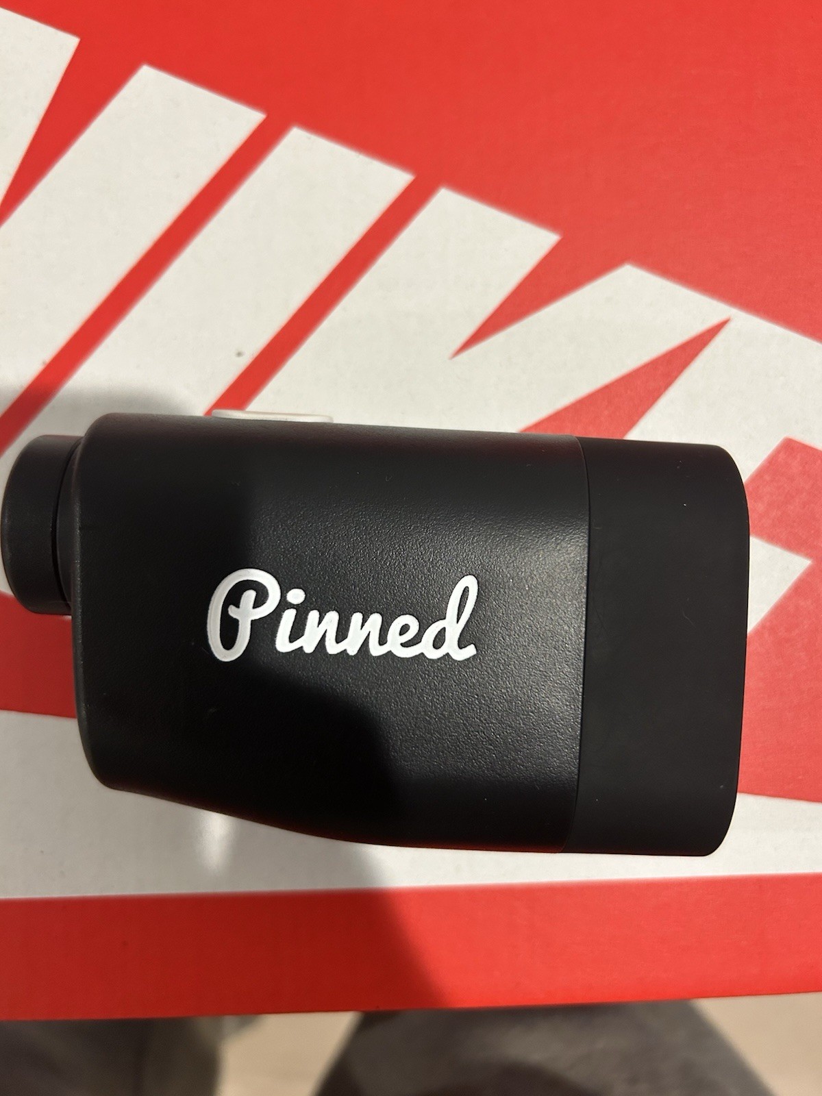 Pinned Prism+ USB Laser Golf Rangefinder Black