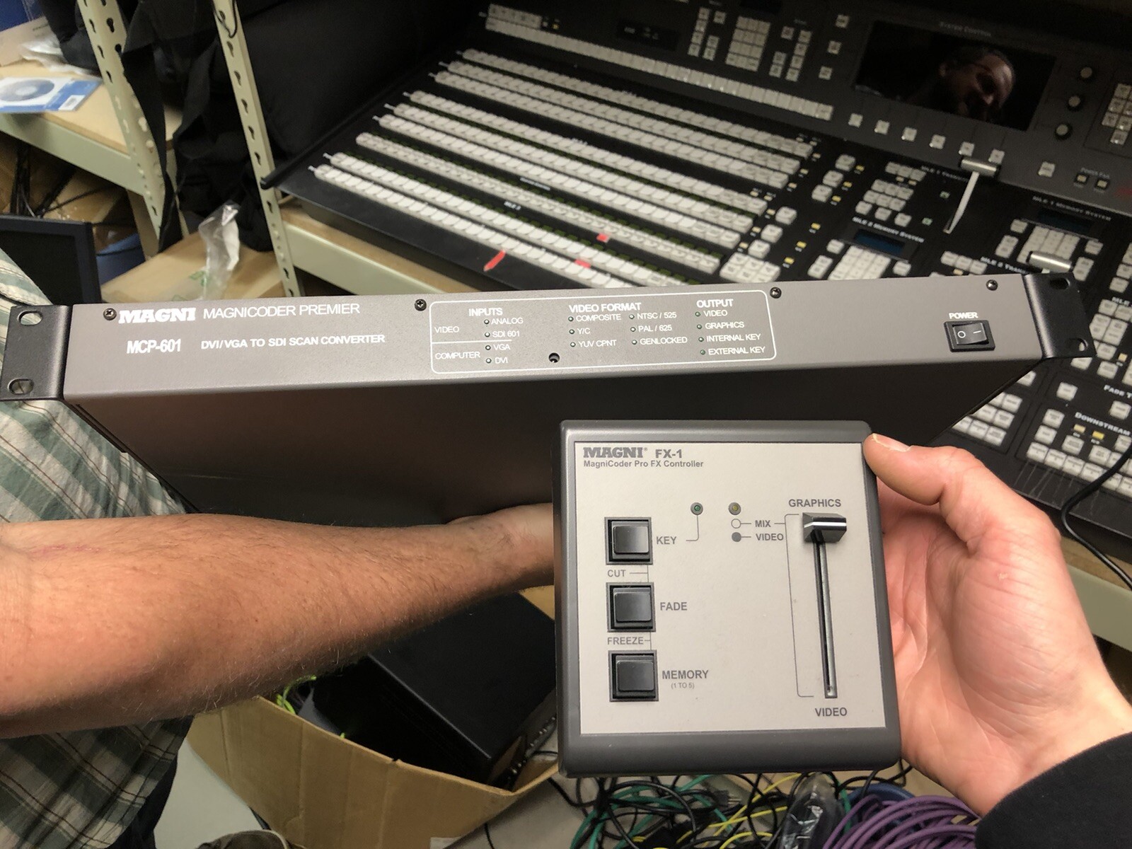 MagniCoder Premier  MCP-601 DVI/VGA -To- SDI Scan Converter W/Controller