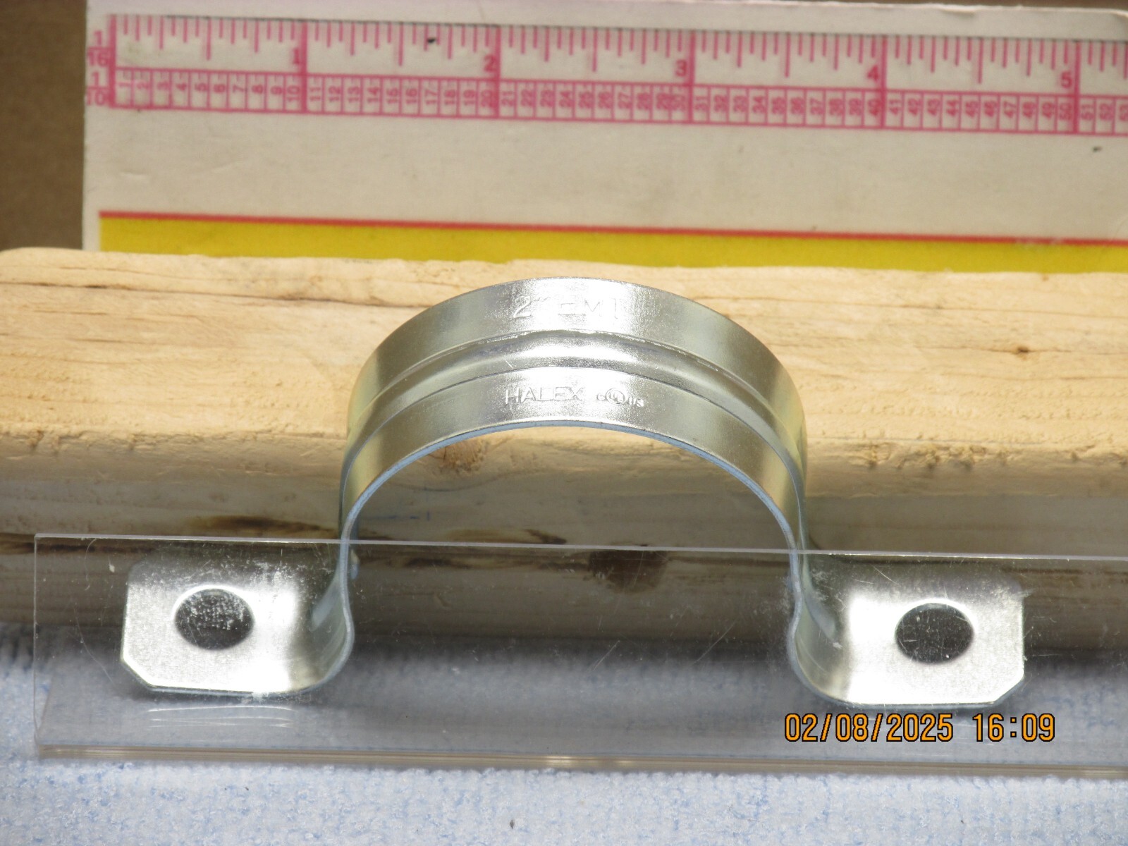 Listing is for:(1) New Two Hole EMT Straps 2" Snap On .