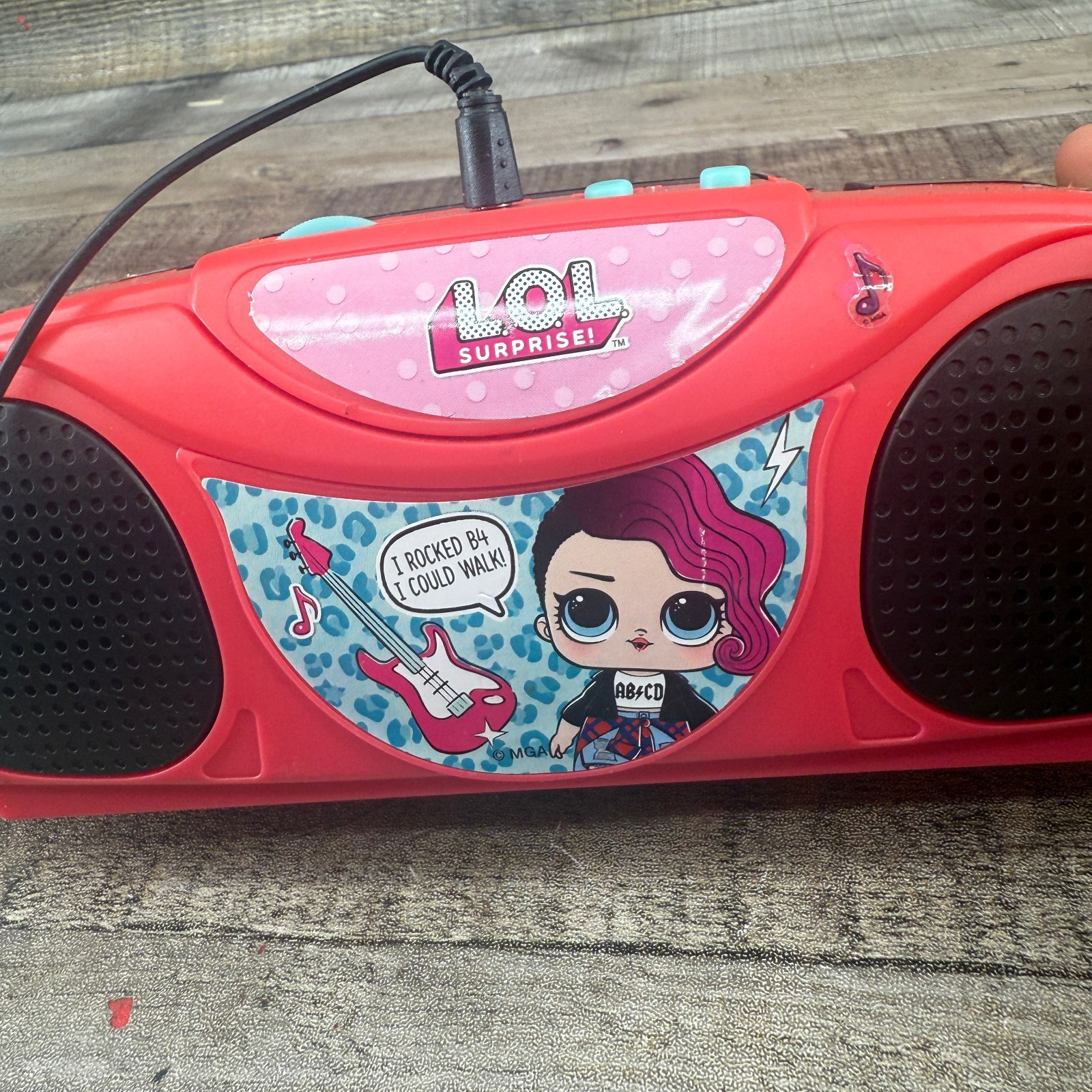 LOL Surprise Bluetooth Karaoke Machine Turns On