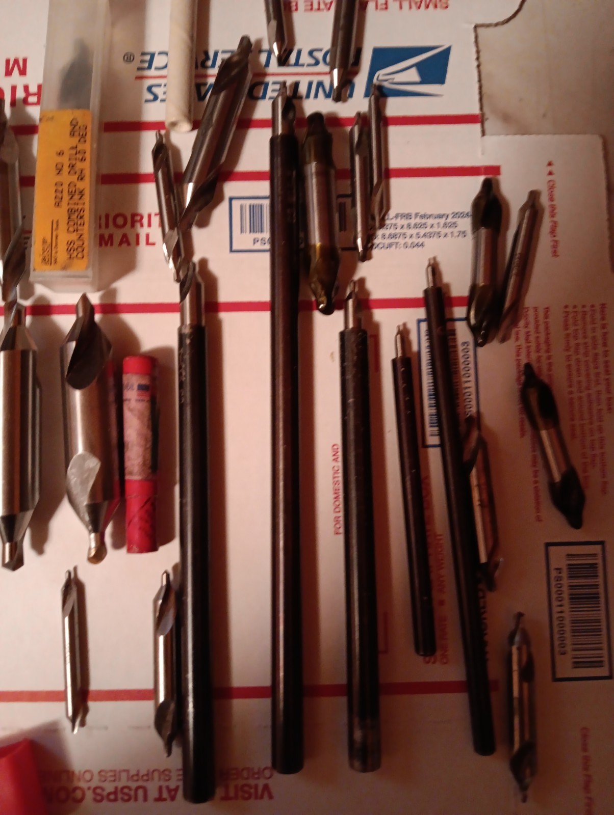 44 Used Machinist Center Drill Countersinks