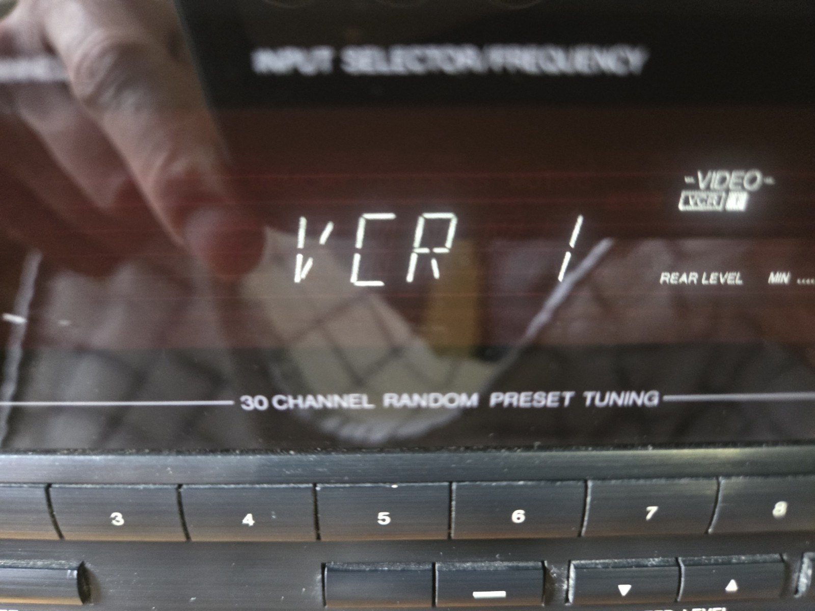 Technics SA-GX330 AV Control Stereo/VCR/CD/PHONO Receiver. READ