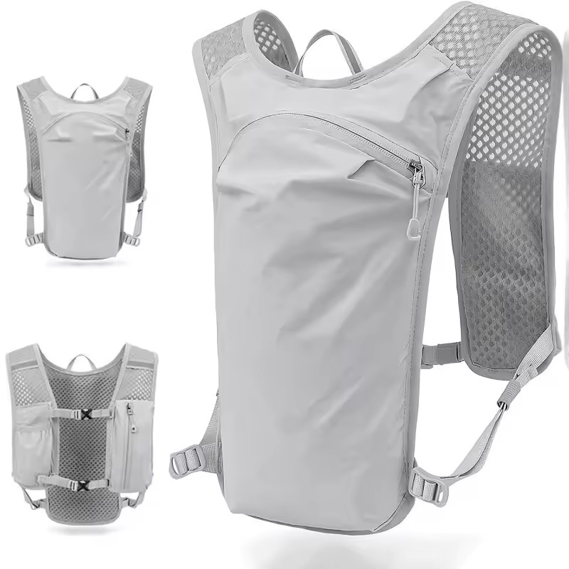 Reflective Waterproof Sports Vest – Phone Pocket for Running & Cycling
