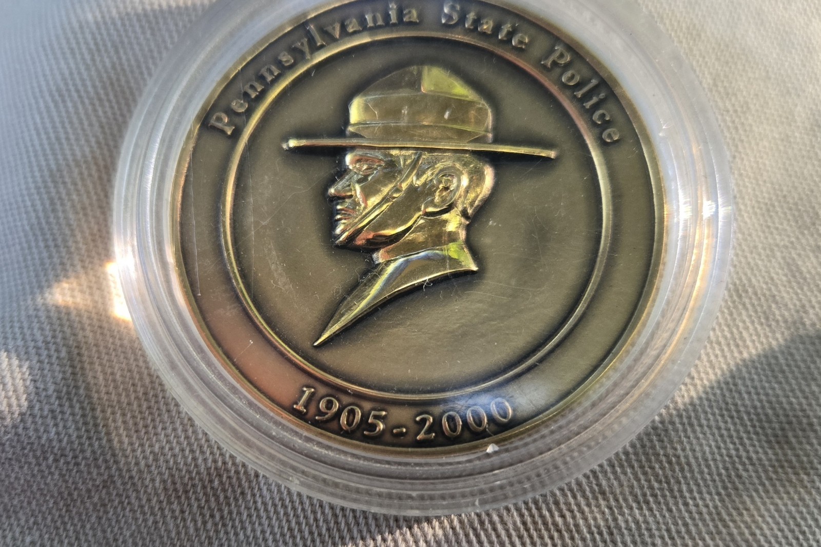 Pennsylvania State Police 95th Anniversay Challenge Coin  Gold