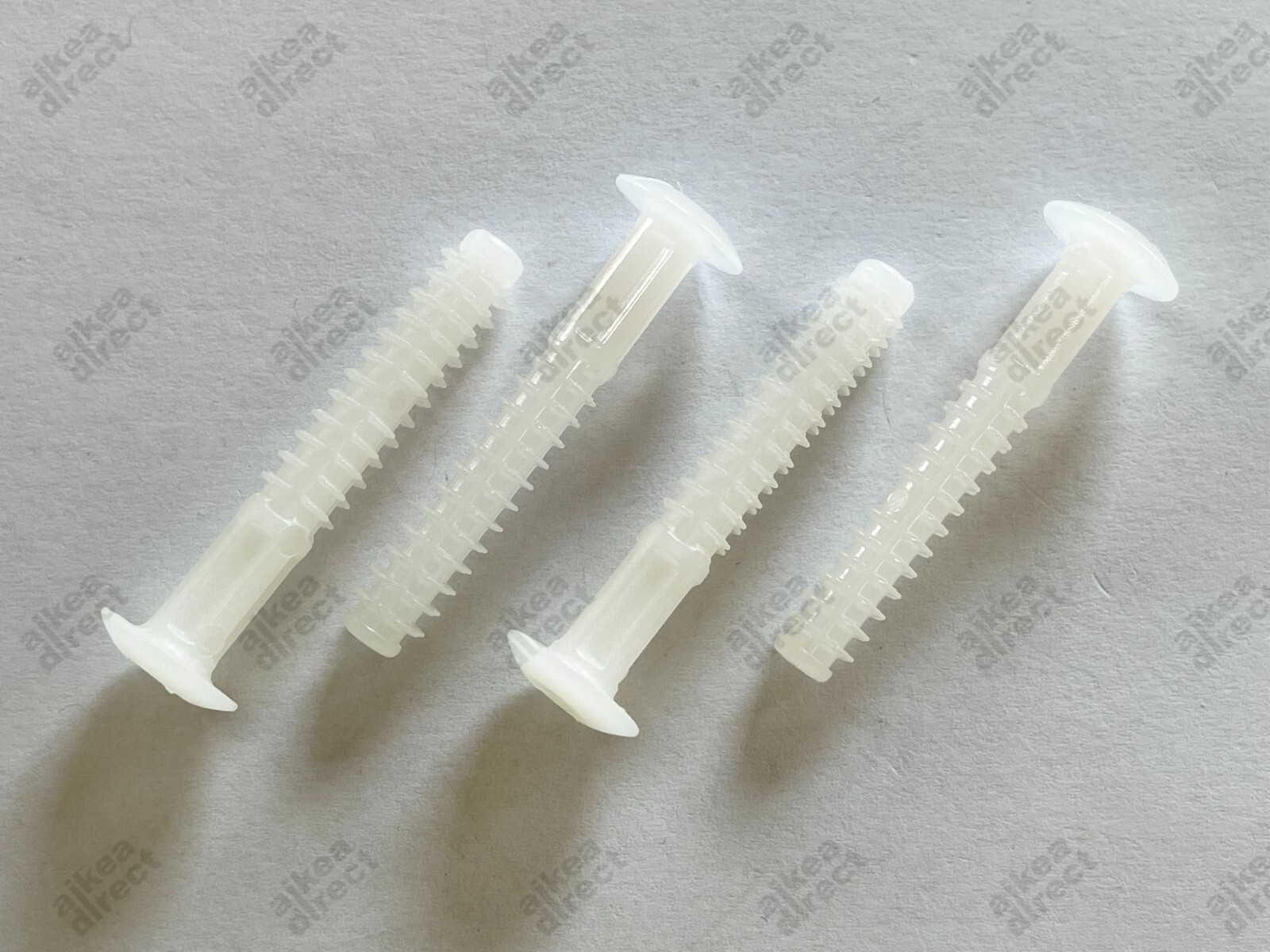 Ikea Plastic connecting dowels, Part # 110519, white (4 pack) - NEW USA shipped