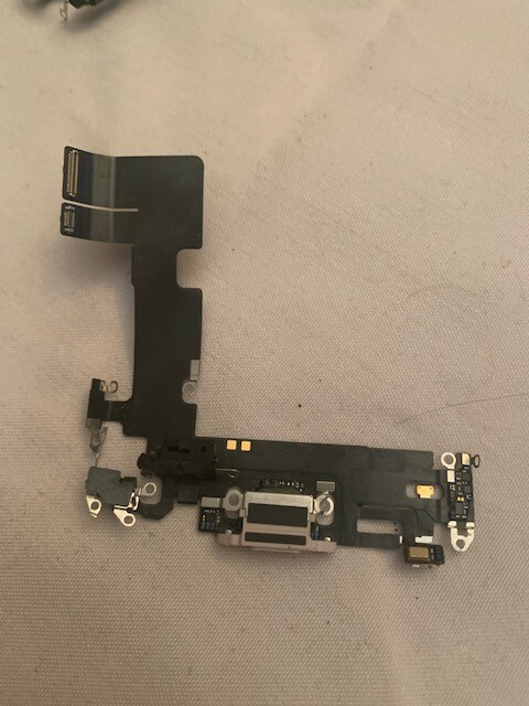 OEM Apple iPhone 13  charging port / white