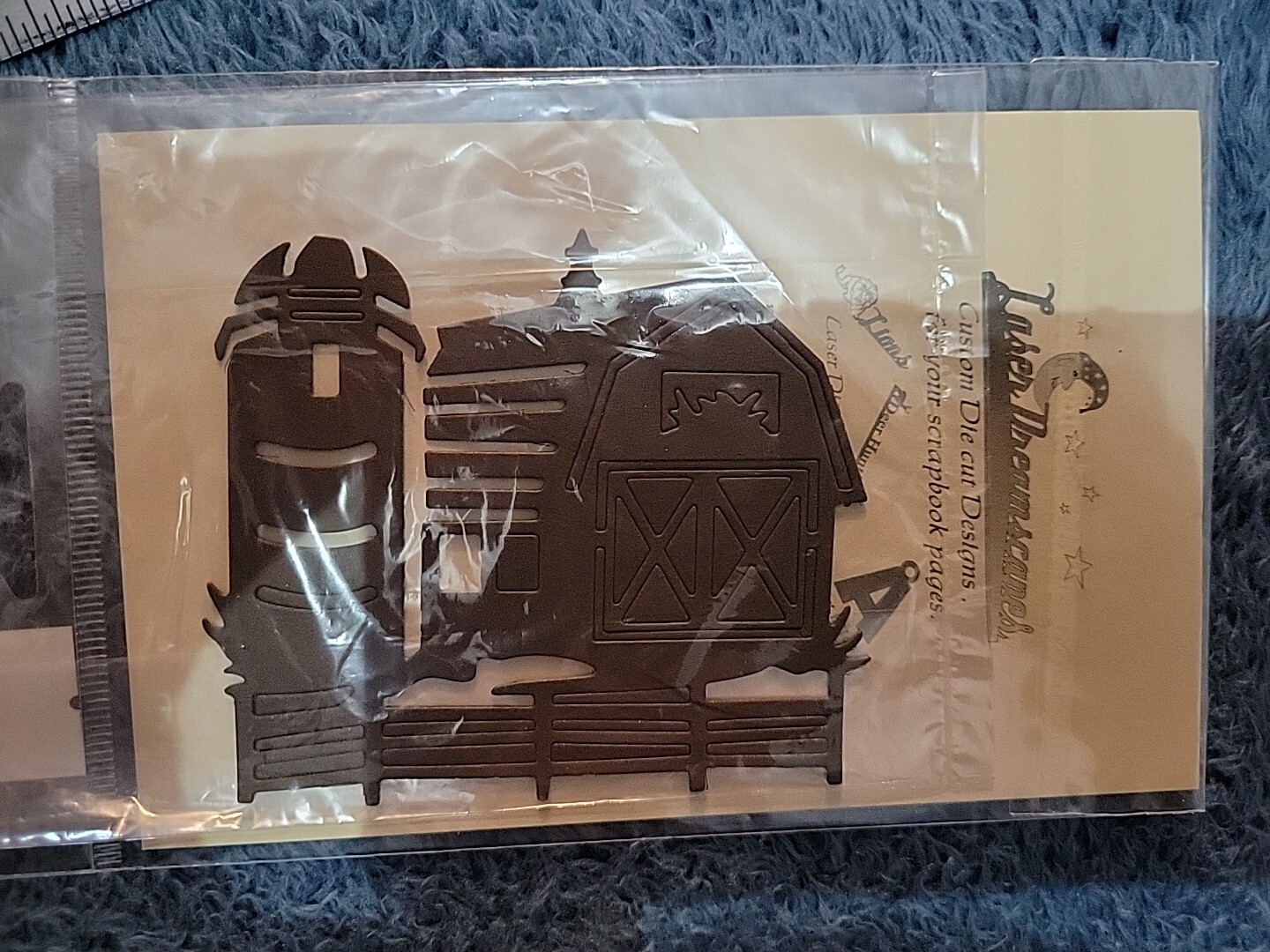 Scrapbooking LASER Die CUT Amish BARN Walnut Sugar Creek Berlin Millersburg