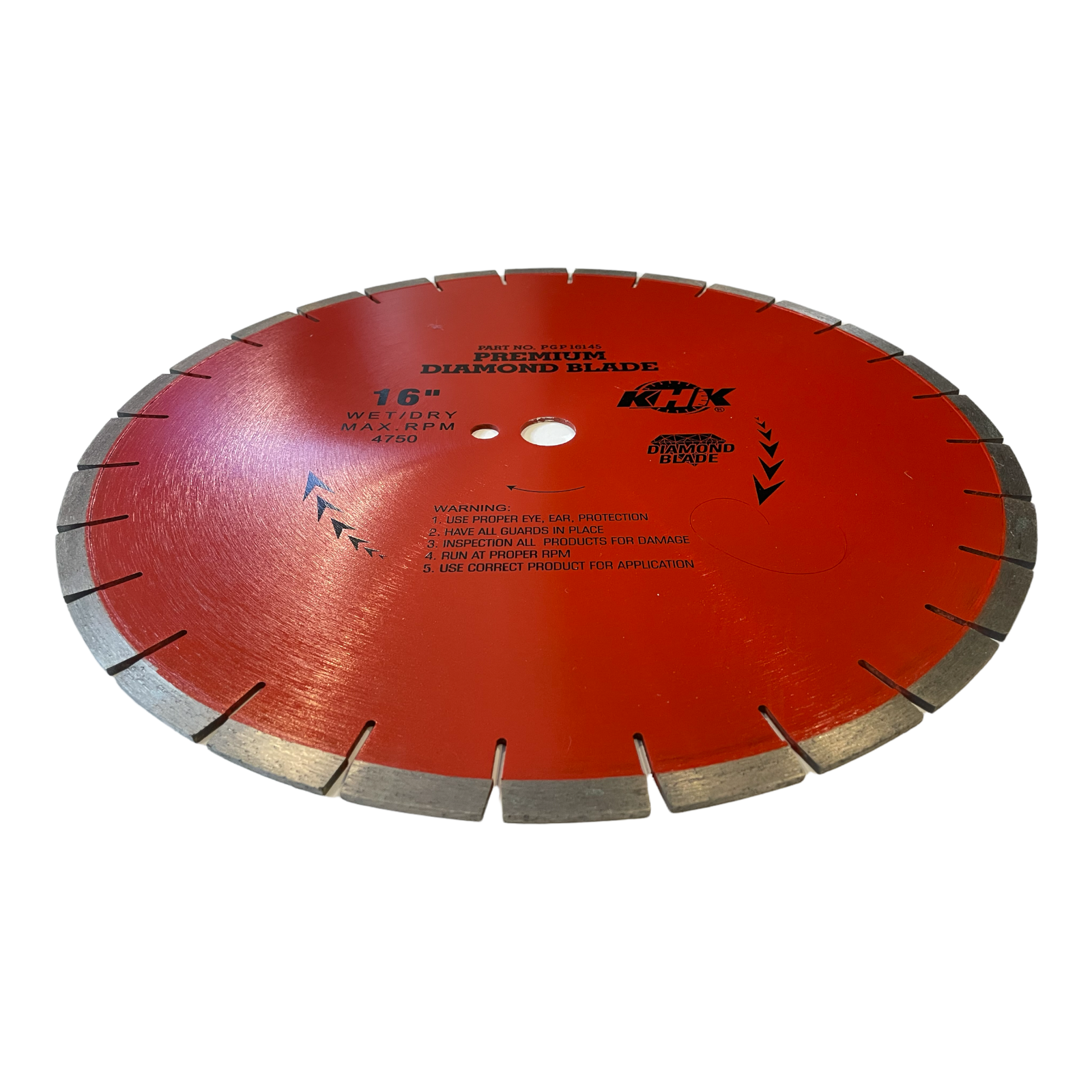2PK 16'' General Purpose Saw Blade Cut Block Brick Concrete Marble 1'' Arbor